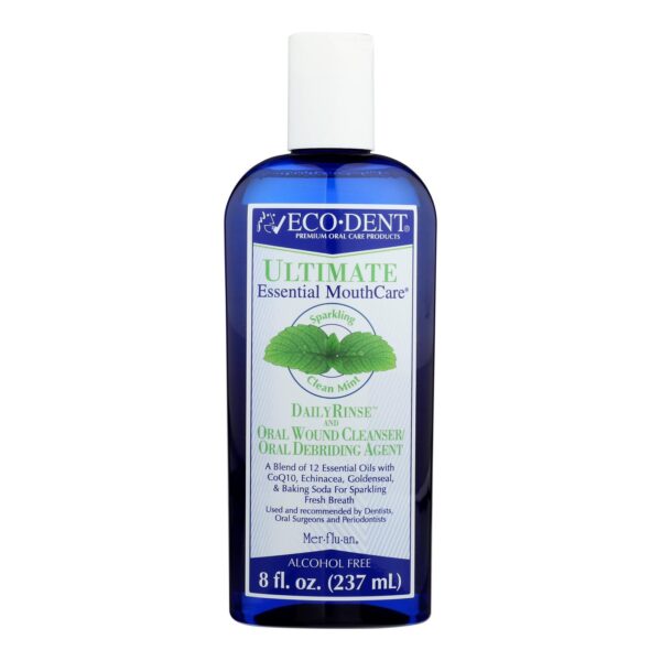 Eco-Dent Sparkling Clean Mint Daily Mouth Rinse 8 fl. oz.