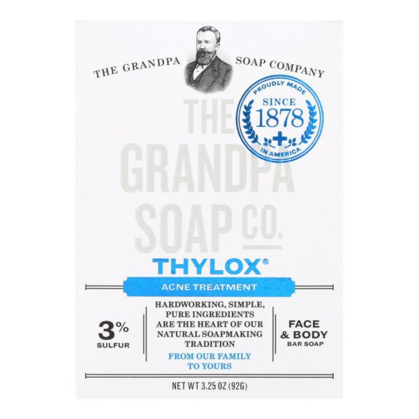 Grandpa Soap Co. Thylox Acne Treatment Bar Soap 3.25 oz.