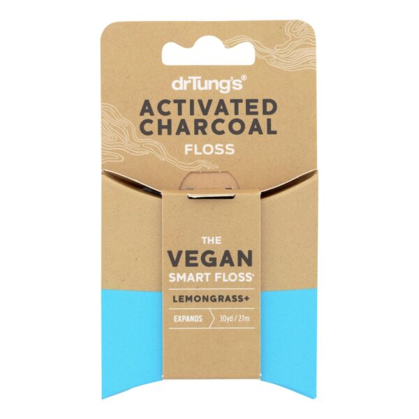 Dr. Tung's Activated Charcoal Floss 30 yards