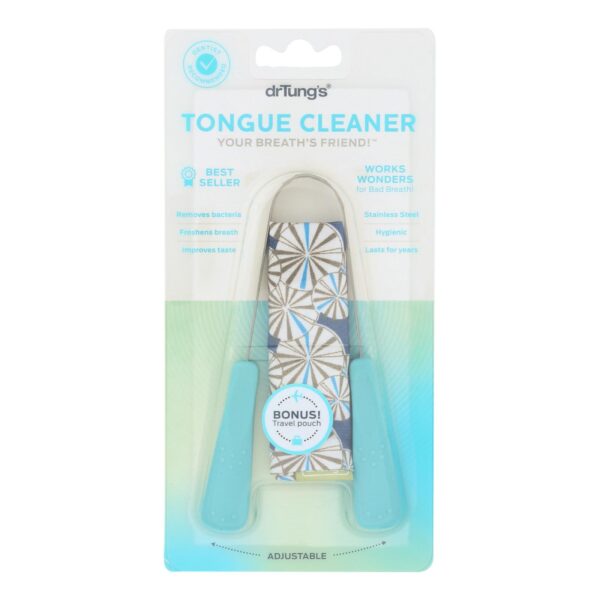 Dr. Tung's Stainless Steel Comfort-Grip Tongue Cleaner