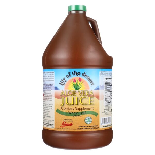 Lily of the Desert Organic Whole Leaf Aloe Vera Juice 128 fl. oz