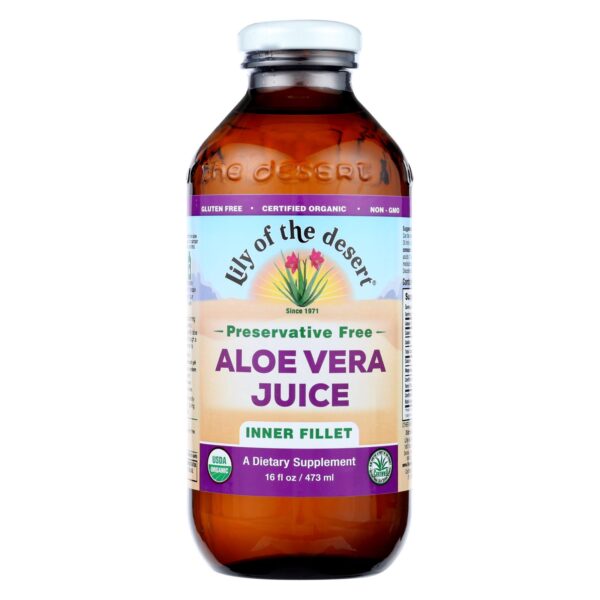 Lily of the Desert Organic Preservative Free Aloe Vera Juice 16 fl. oz.