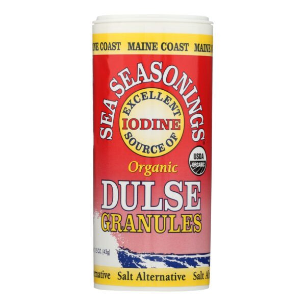 Maine Coast Sea Vegetables Dulse Leaf Granulated Shaker Seasoning 1.5 oz.