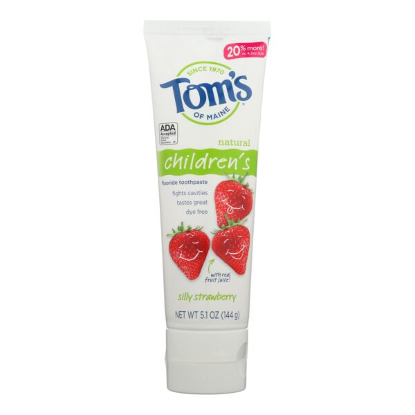 Tom's of Maine Silly Strawberry Toothpaste 5.1 oz