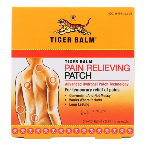 Tiger Balm Pain Relieving Patch 4 x 2 3/4