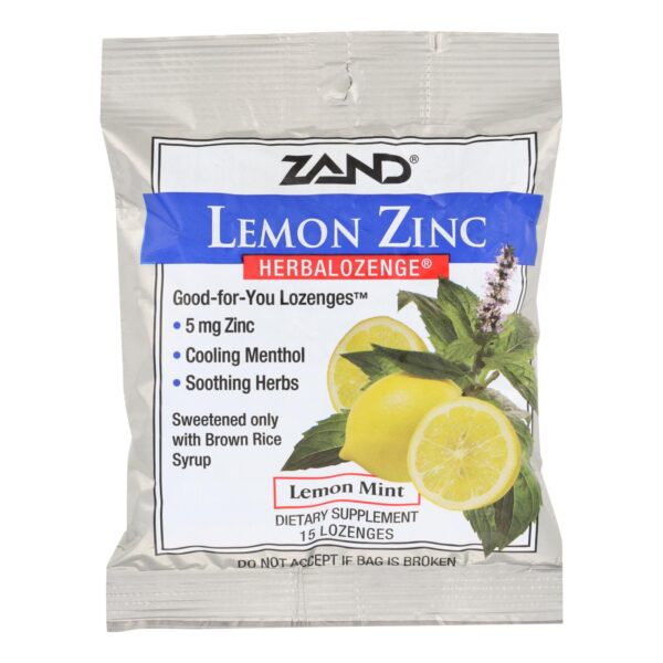 Zand Lemon Zinc Lozenges