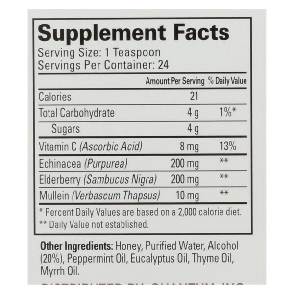 Quantum Elderberry C-Syrup Nutritional Defense 4 fl. oz. - Image 3