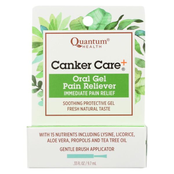 Quantum Canker Care + Herbal Canker Sore Gel 0.33 fl. oz.