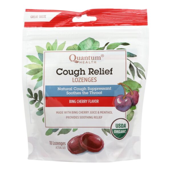 Quantum Cough Relief Bing Cherry Lozenges