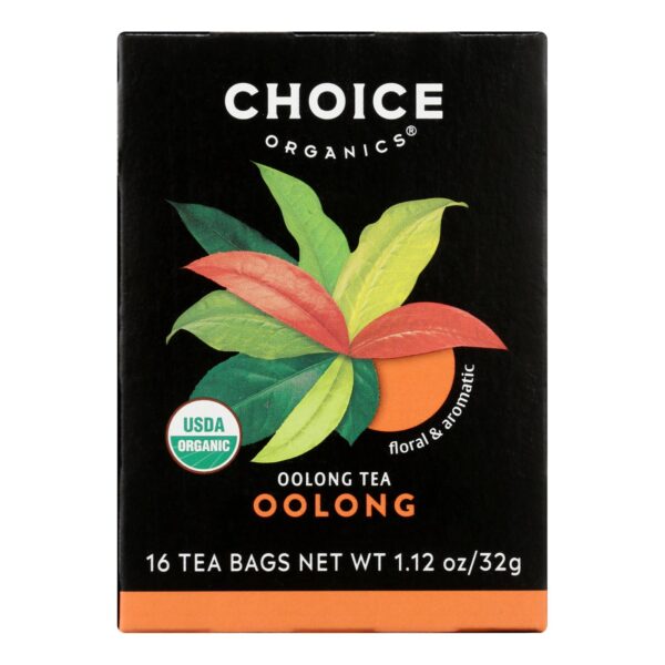 Choice Teas Oolong Organic Tea Bags 16 tea bags