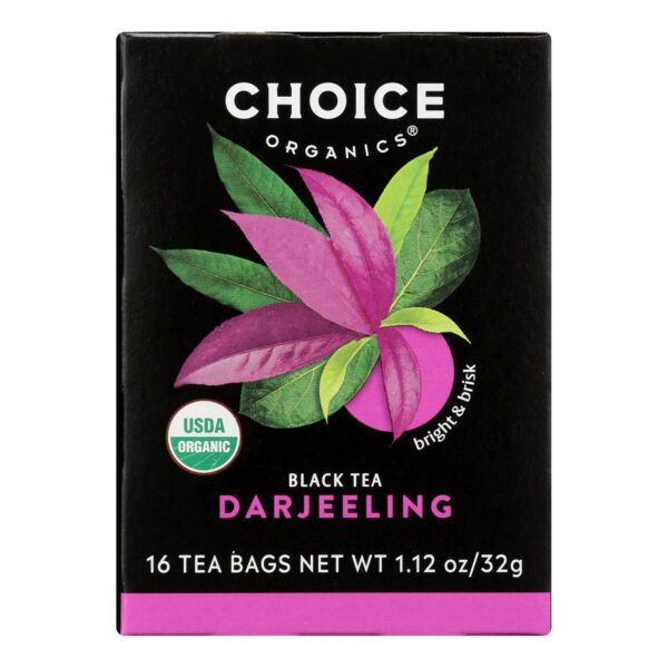 Choice Teas Darjeeling Organic Tea Bags 16 tea bags