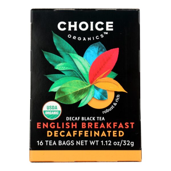 Choice Tea English Breakfast Decaf Tea 17 Tea Bags