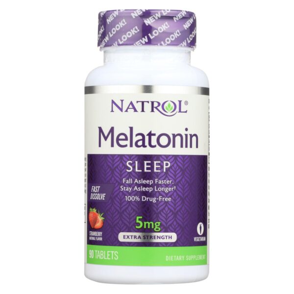 Natrol Melatonin Strawberry Fast Dissolve Tablets