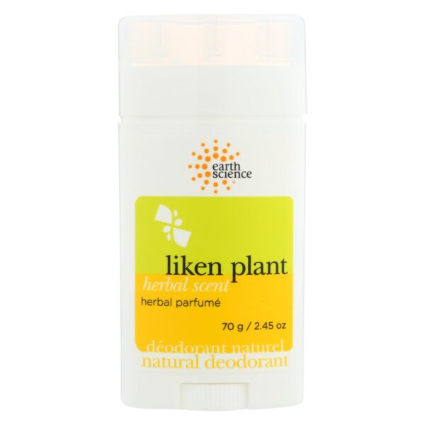 Earth Science Liken Plant Herbal Deodorant 2.45 oz.