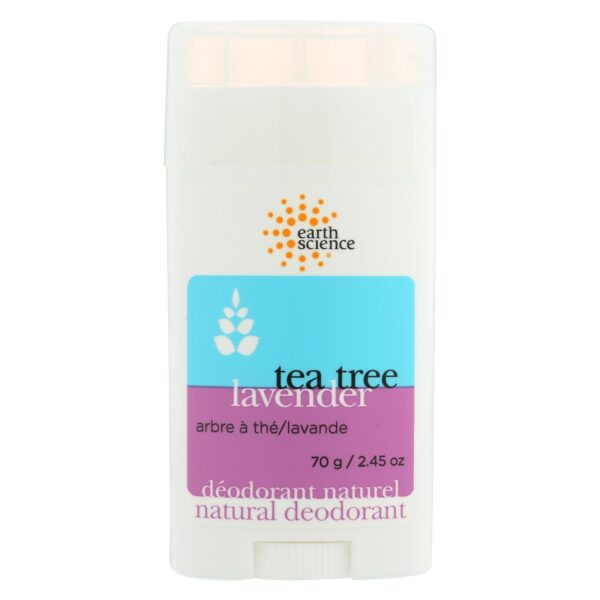 Earth Science Tea Tree & Lavender Deodorant 2.45 oz.