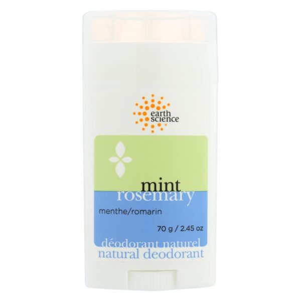 Earth Science Mint Rosemary Deodorant 2.45 oz.