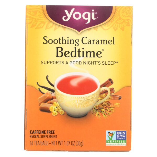 Yogi Tea Soothing Caramel Bedtime Herbal Tea 16 tea bags