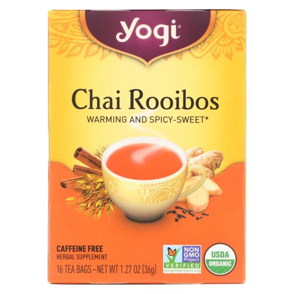 Yogi Tea Organic Chai Rooibos Tea 16 tea bags