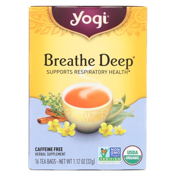 Yogi Tea Organic Breathe Deep Tea 16 tea bags