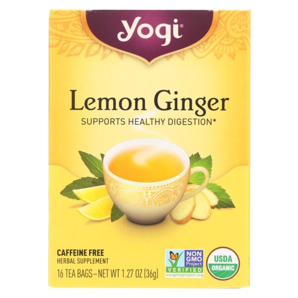 Yogi Tea Lemon Ginger Tea 16 tea bags