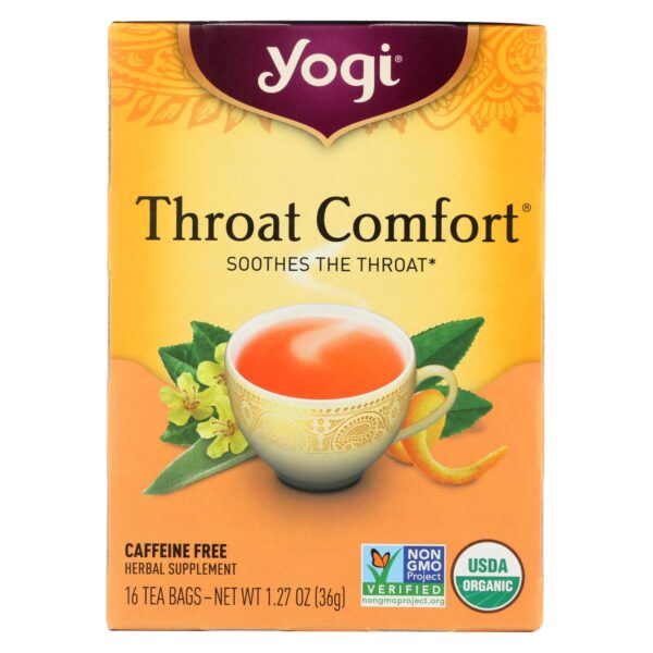 Yogi Tea Organic Throat Comfort Tea 16 tea bags