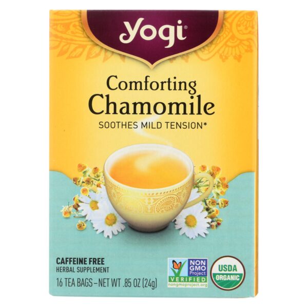 Yogi Tea Organic Comforting Chamomile Tea 16 tea bags