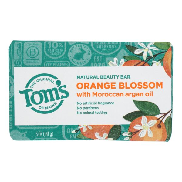 Tom's of Maine Orange Blossom Natural Beauty Bar 4 oz.