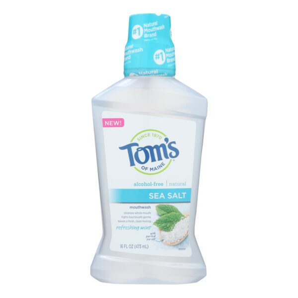 Tom's of Maine Refreshing Mint Sea Salt Mouthwash 16 fl. oz