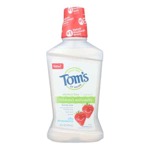 Tom's of Maine Silly Strawberry Kids Mouthwash 16 fl. oz.