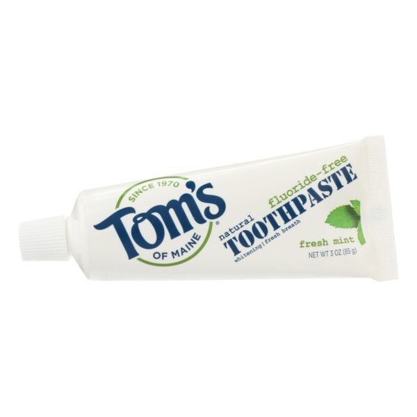 Tom's of Maine Fresh Mint Fluoride-Free Whitening Toothpaste 3 oz.