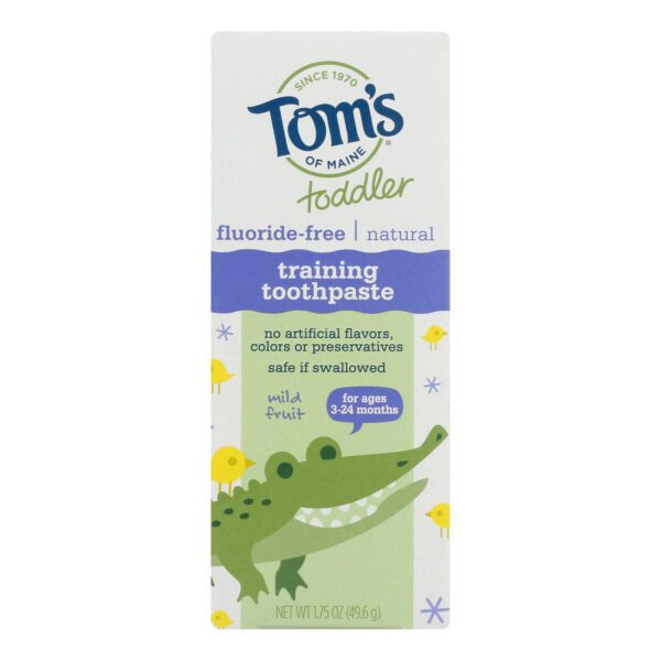 Tom's of Maine Toddler Training Mild Fruit Fluoride-Free Toothpaste 1.75 fl. oz.