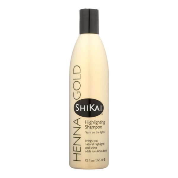 ShiKai Henna Gold Highlighting Shampoo 12 fl. oz.