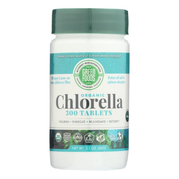 Green Foods Organic Chlorella 300 tablets