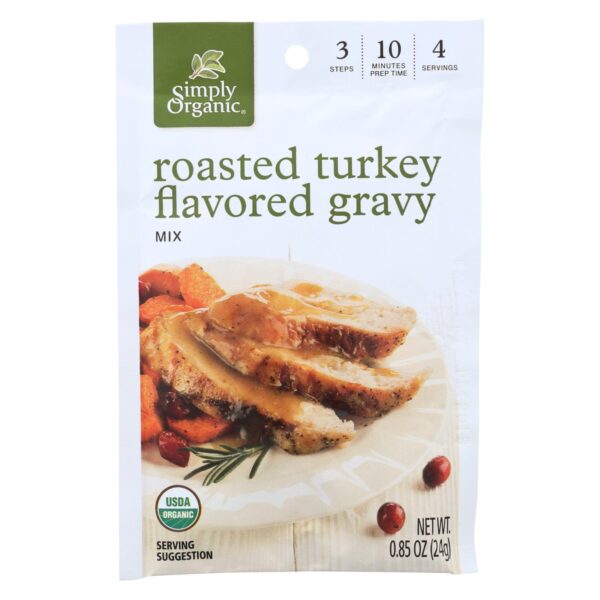 Simply Organic Turkey Flavored Gravy Mix 0.85 oz.