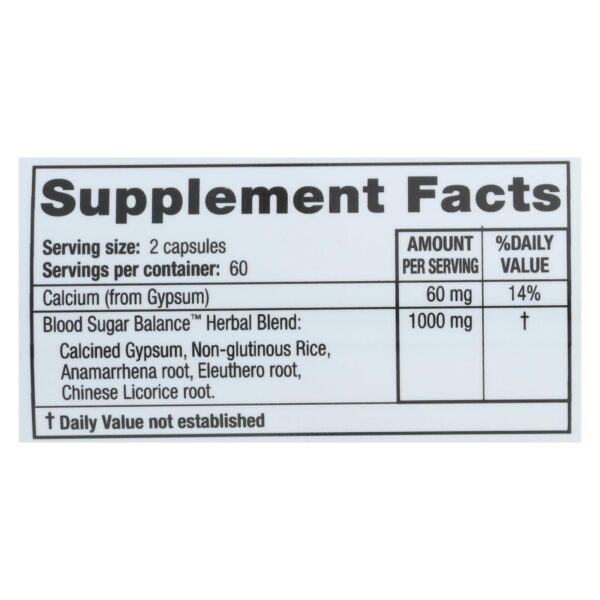 Ridgecrest Herbals Blood Sugar Balance 120 count - Image 2