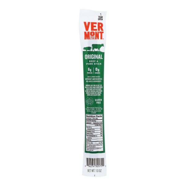 Vermont Smoke & Cure Cracked Pepper Beef & Pork Sticks 24 (1 oz.) sticks per box