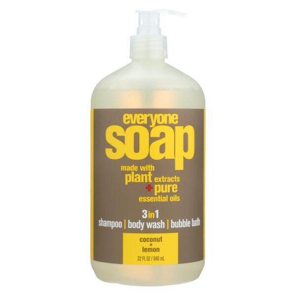 Everyone Coconut + Lemon Liquid Soap 32 fl. oz.