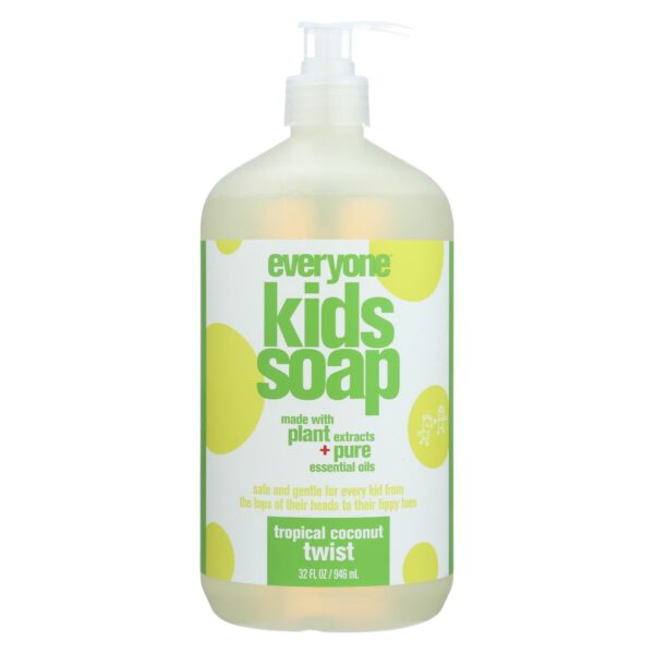 Everyone Kids Tropical Coconut Twist Liquid Soap 32 fl. oz.