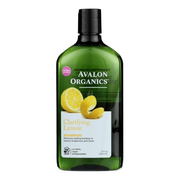 Avalon Organics Therapeutic Hair Care Lemon Clarifying Shampoos 11 fl. oz.