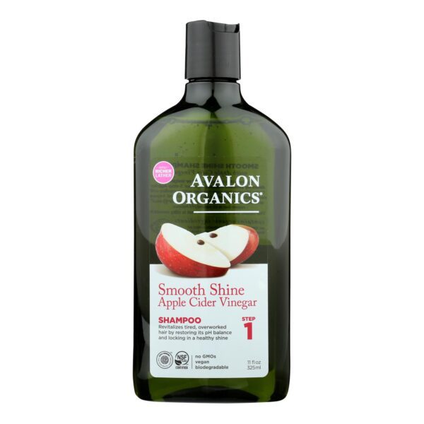 Avalon Organics Apple Cider Vinegar Smooth Shine Shampoo 11 fl. oz.