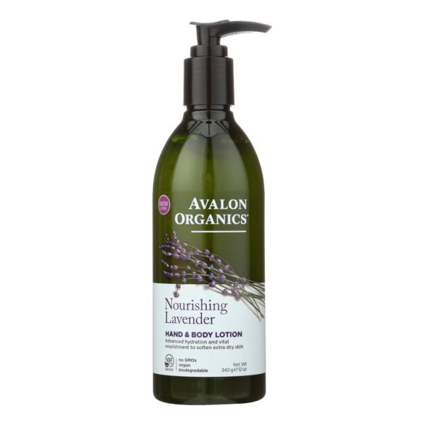 Avalon Organics Therapeutic Body Care Lavender Hand & Body Lotions 12 fl. oz.