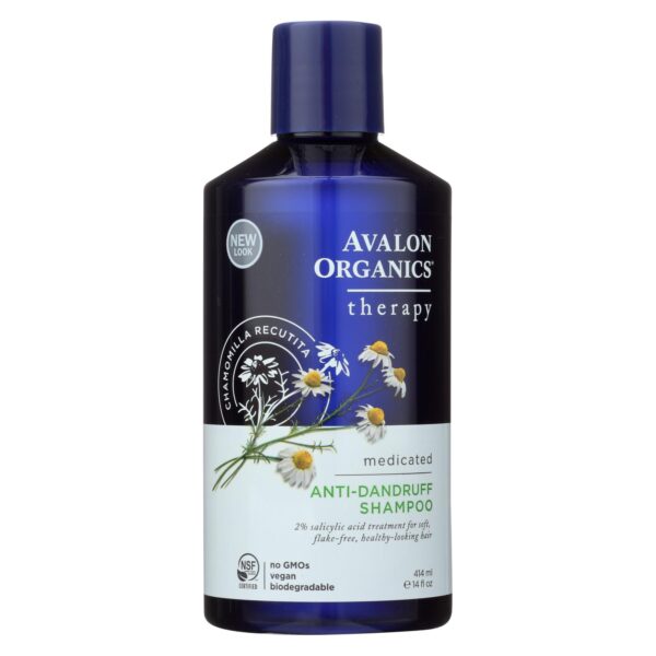 Avalon Organics Therapeutic Hair Care Medicated Anti-Dandruff Shampoo 14 fl. oz. Shampoos