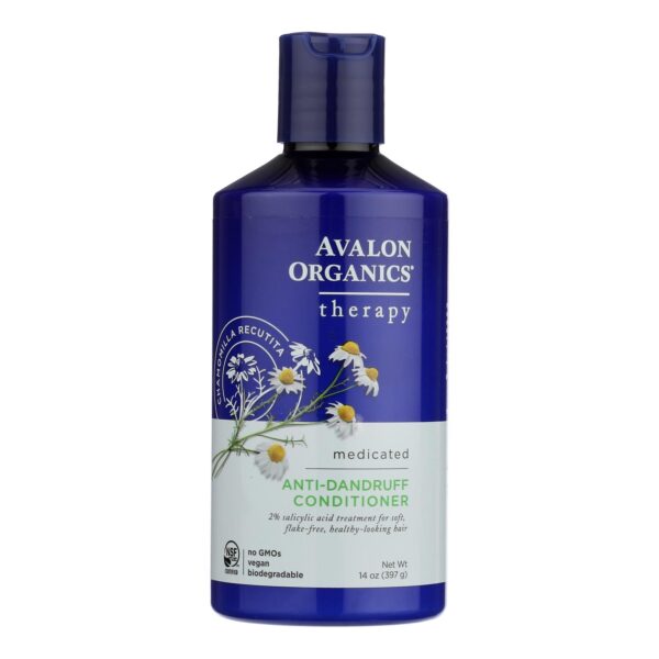 Avalon Organics Therapeutic Hair Care Medicated Anti-Dandruff Conditioner 14 fl. oz.