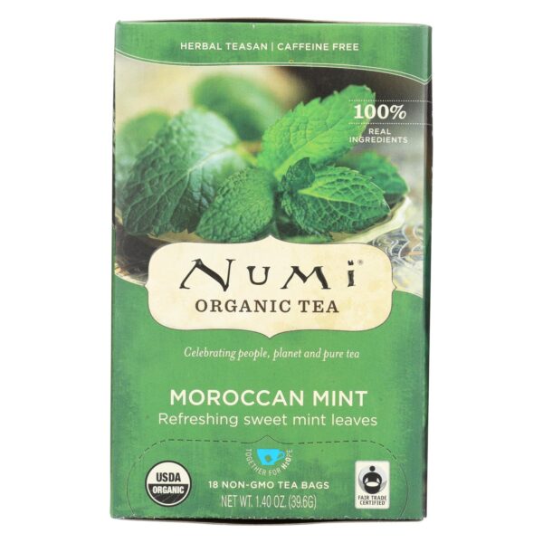 Numi Tea Moroccan Mint Tea 18 tea bags