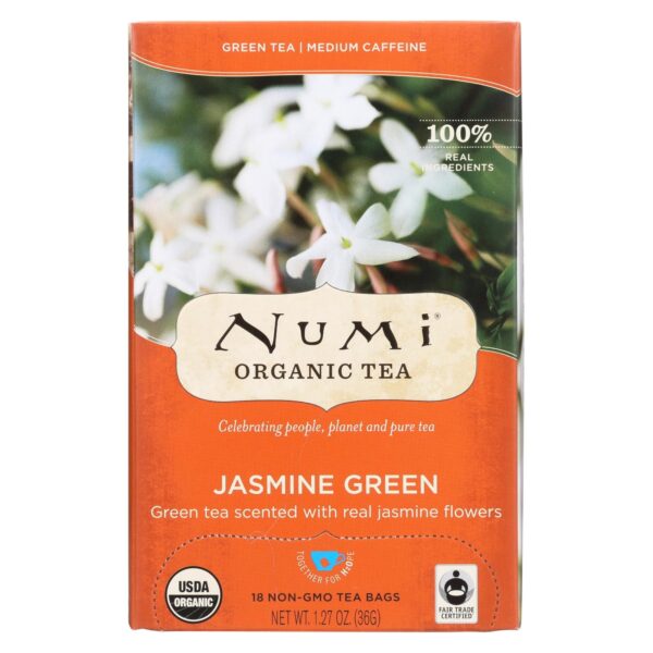 Numi Tea Jasmine Green Tea 18 tea bags