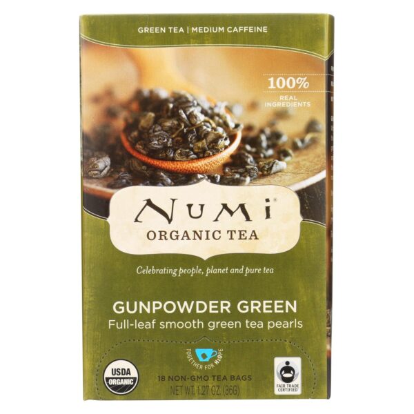 Numi Tea Gunpowder Green Tea 18 tea bags