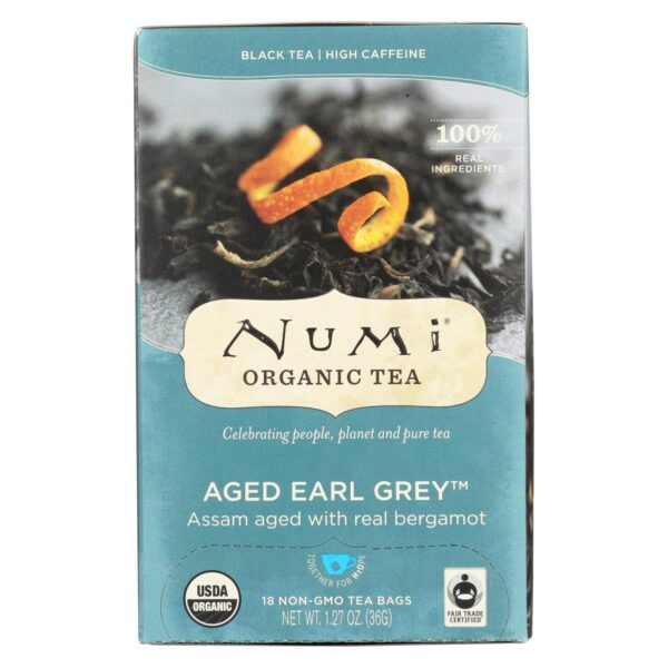 Numi Tea Aged Earl Grey Tea 18 tea bags