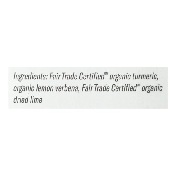 Numi Tea Fair Trade Golden Tonic Turmeric Tea 12 tea bags - Image 2