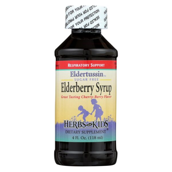 Herbs for Kids Eldertussin Elderberry Syrup 4 fl. oz.