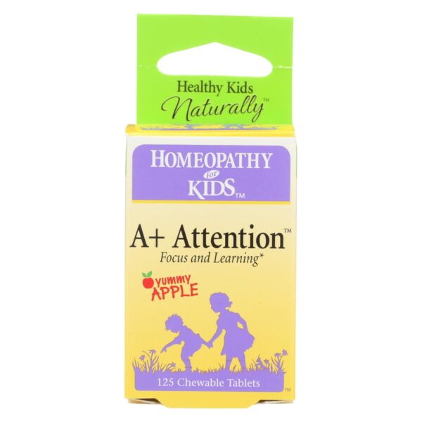 Herbs for Kids Apple Flavored A+ Attention 125 chewable tablets